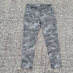 Seven7 Gray Skinny Jeans Urban Camouflage